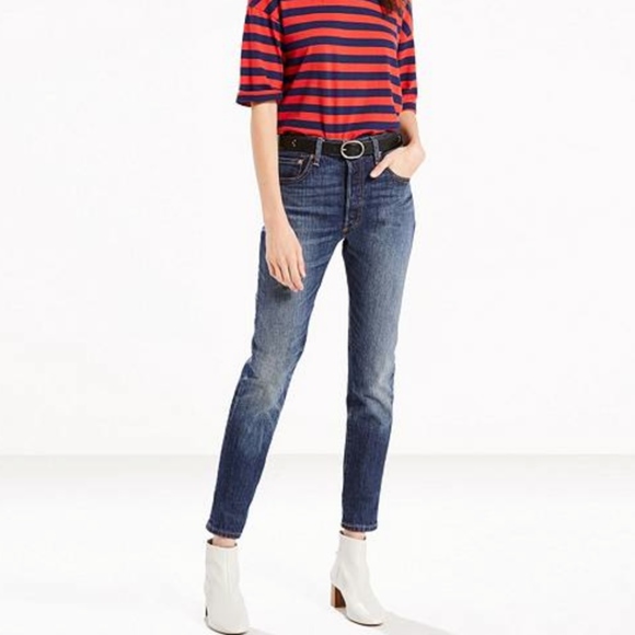 Levi's 501 Original fit Skinny Jeans Stretch Sz 29 - Picture 2 of 8